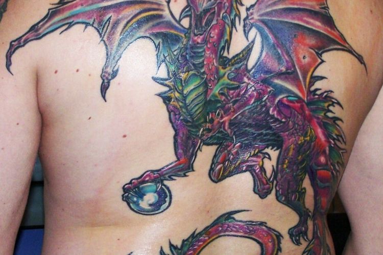 tatouage dragon celtique