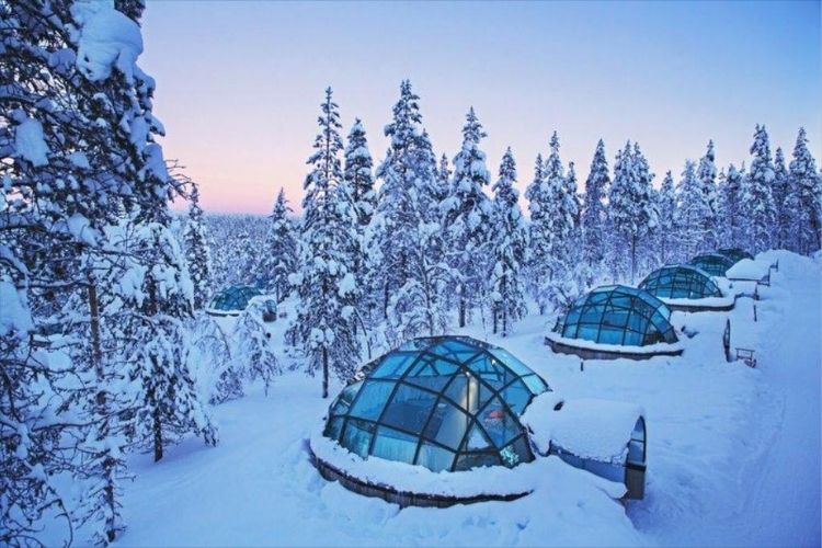 hôtels de glace Finlandais: Village d'igloos au Kakslauttanen Arctic Resort