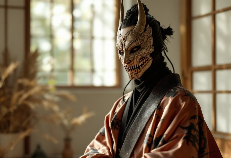 Du théâtre nô à la haute couture : le retour sombre des masques oni dans la mode japonaise