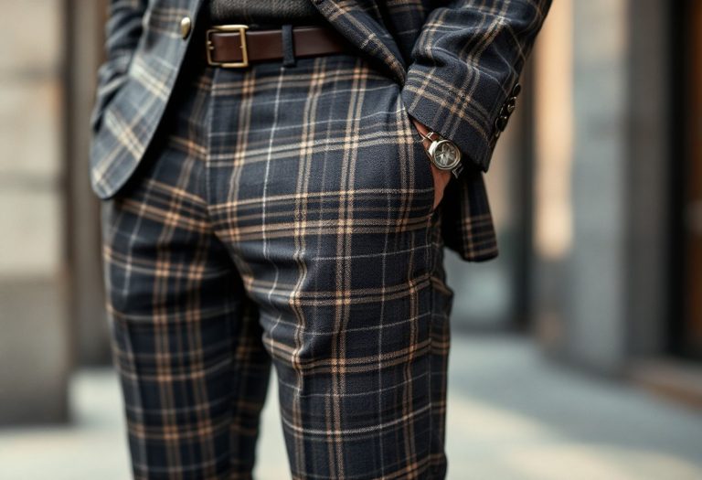 Tartan Twist : Comment Revisiter le Tailoring Classique avec un Pantalon Écossais Moderne