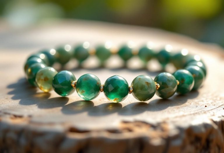 Bracelet aventurine : verte émeraude de la forêt, un trésor naturel à votre poignet
