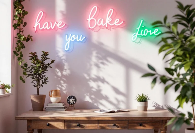 Le top des néons déco à budget mini pour une ambiance lumineuse stylée
