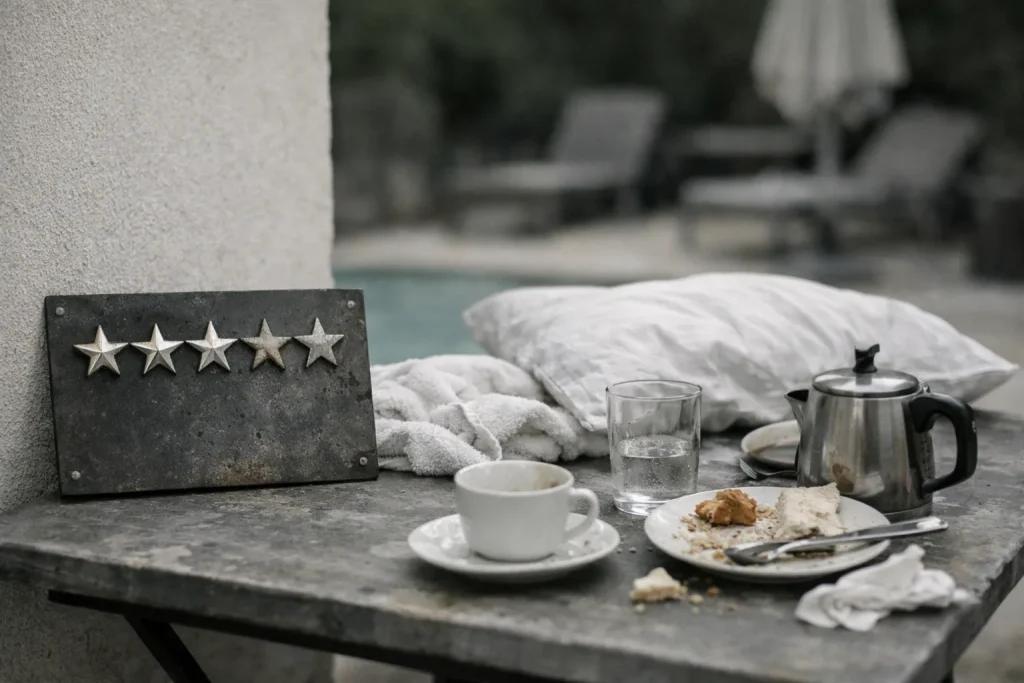 Les étoiles d&rsquo;un hôtel disent la surface, pas le confort